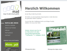 Tablet Screenshot of mad-verlag.de